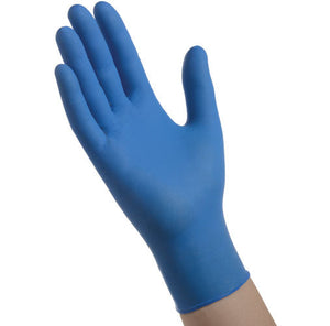 (70 Case/Full Pallet) Ambitex Blue Nitrile Gloves (6 mil) | Industrial Grade | Case of 1000