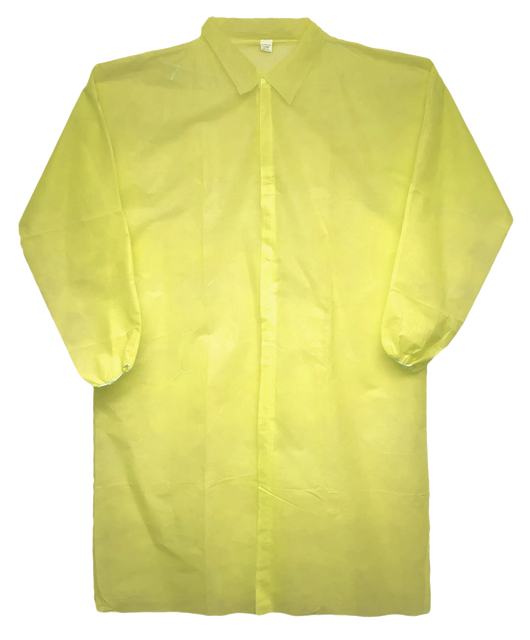 (50/Case) Premium Yellow Lab Coats | 44
