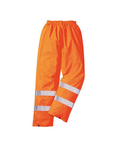 Class 1 ANSI/ISEA 107 Hi-Vis Orange Rain Pants