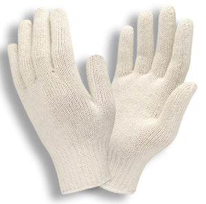 Medium Weight Natural Men's String Knit Gloves