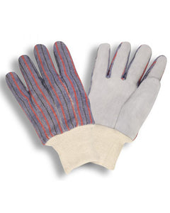 Leather Palm Knitwrist Gloves