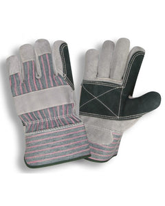 (12 Pairs) Premium Split Cowhide Double Palm Gloves