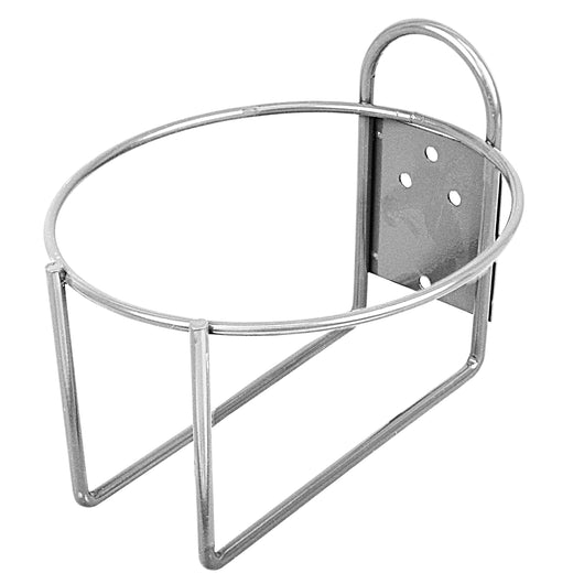 (12/Case) 1 Gallon Silver Powder Coated Round Wall Bracket