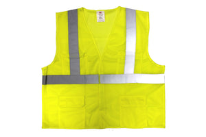 Class 2 Hi-Vis Lime Mesh Safety Vest