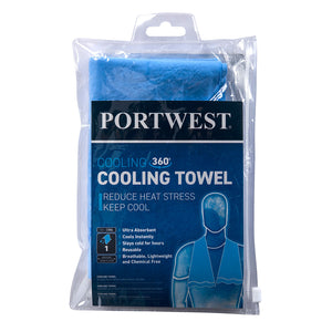 (6/Case) Portwest Blue Cooling Towel