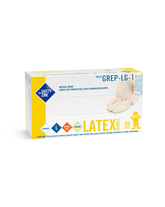 Powder Free Latex Gloves (5 mil) | Exam Grade | Case of 1000