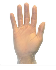 (130 Case/Full Pallet) Powder Free Clear Vinyl Gloves (4.1 mil) | Exam Grade | Case of 1000