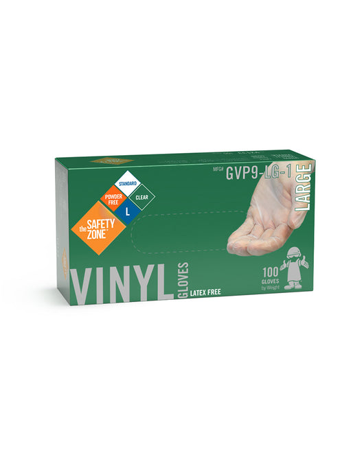 Powder Free Clear Vinyl Gloves (3.6 mil) | Industrial Grade | Case of 1000