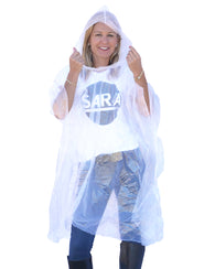 Sara Glove Clear Rain Poncho