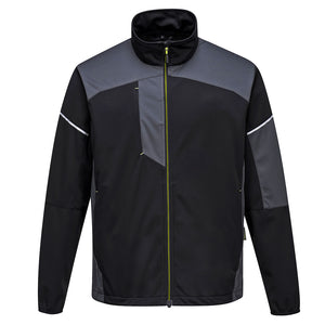 Portwest PW3 Flex Shell Jacket Black/Zoom Grey