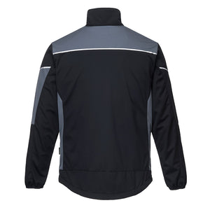 Portwest PW3 Flex Shell Jacket Black/Zoom Grey