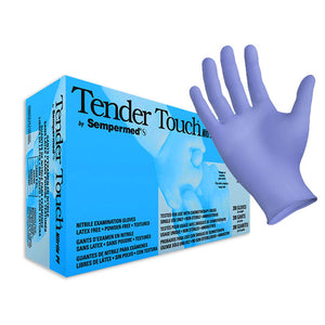 (70 Case/Full Pallet) TenderTouch Violet Blue Nitrile Gloves (4 mil) | Exam Grade | Case of 1000 or 2000