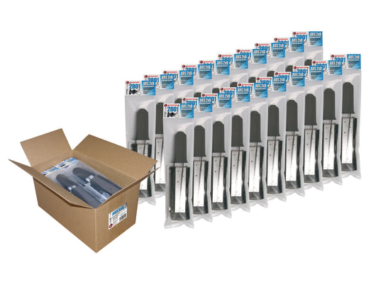 ARS 2x8 Fall Arrest Anchor Kit 14ga. SST+PVC Flashing+Stem Cover Black+Zip Tie Tether Strap+Fastener Pack