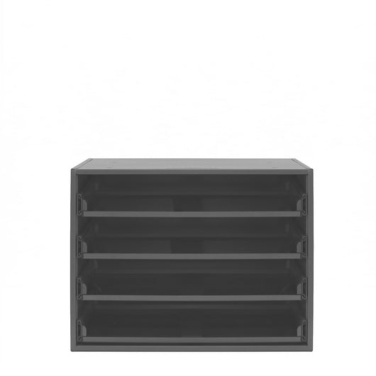 Durham Easy Glide Slide Gray Steel Rack with 4 Sliding Drawer Racks