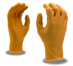 Nitri-Cor Diamond Orange Nitrile Gloves (6 mil) | Case of 1000