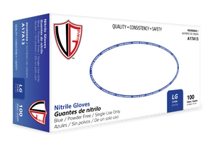 VGuard® Blue Nitrile Gloves (4.0 mil) | Industrial Grade | Case of 1000