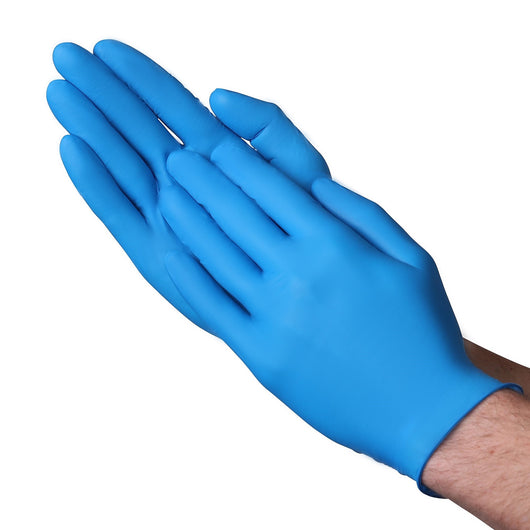 VGuard® Blue Nitrile Gloves (4 mil) | Exam Grade | Case of 1000