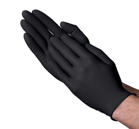VGuard® Black Nitrile Gloves (7 mil) | Exam Grade | Case of 1000