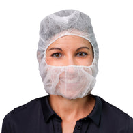 (1000/Case) VGuard® White Polypropylene Hood Cover