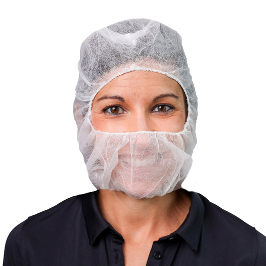 (1000/Case) VGuard® White Polypropylene Hood Cover