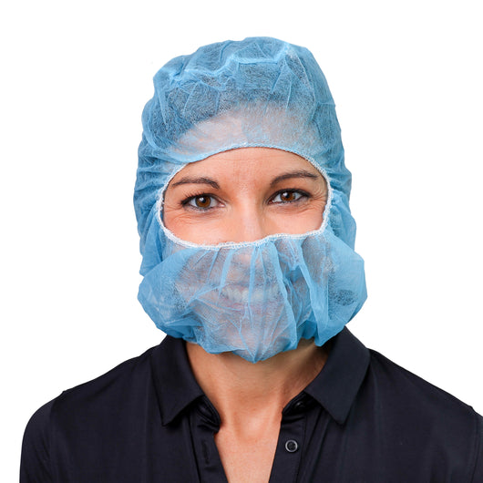 (1000/Case) VGuard® Blue Polypropylene Hood Cover
