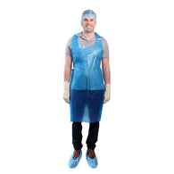 (500/Case) VGuard® 2 Mil Blue Polyethylene Apron