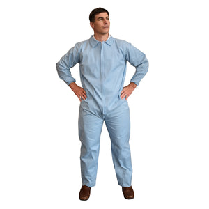 (25/Case) Flame Retardant Disposable Coveralls with Open Wrists & Ankles
