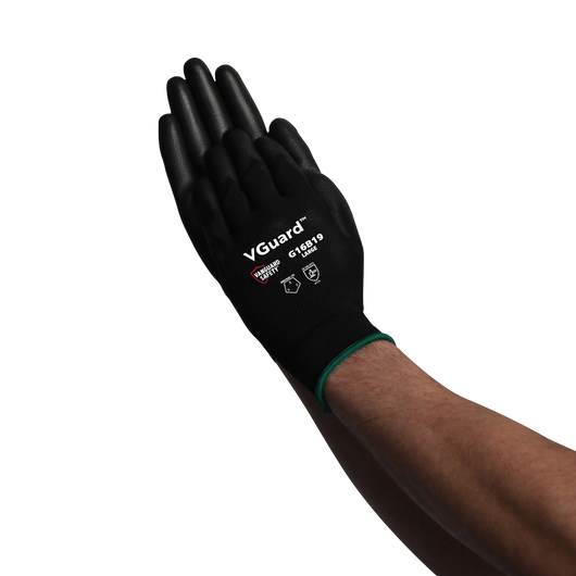 (144 PR/Case) Polyurethane Coated Nylon Knit Gloves