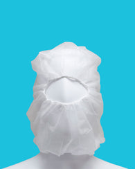 (1000/Case) Novus White Polypropylene Hood Cover