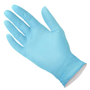 NitriSkin Blue Nitrile Gloves (5.5 mil) | Exam Grade | Case of 1000 (2X = 900)