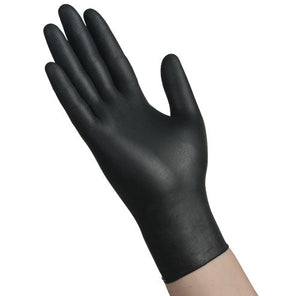 (120 Case/Full Pallet) Ambitex Black Nitrile Gloves (3.5 mil) | Industrial Grade | Case of 1000