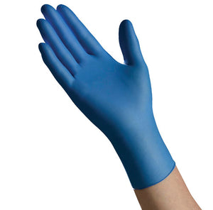 Ambitex Blue Nitrile Gloves (4 mil) | Industrial Grade | Case of 1000