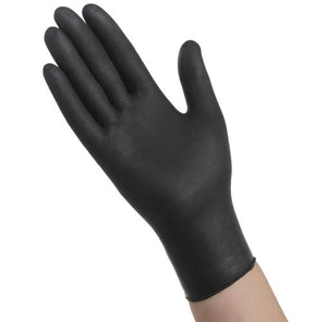 (60 Case/Full Pallet) Ambitex Black Nitrile Gloves (6 mil) | Exam Grade | Case of 1000