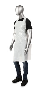 (1000/Case) AmbiShield 1mil White Poly Aprons