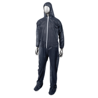 Disposable Polypropylene Coveralls With Hood & Boots - 25/Case Full Body Protection
