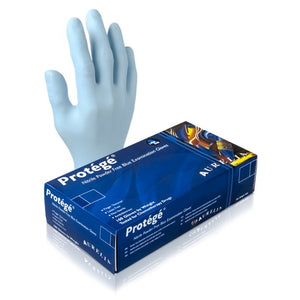 Aurelia Protégé Blue Nitrile Gloves (5.2 mil) | Exam Grade | Case of 1000