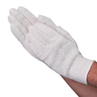 (25 Dozen/Case) VGuard® Medium Weight Bleached White String Knit Glove - Men's
