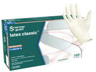 (70 Case/Full Pallet) Semperguard® Latex Classic™ Powdered (5 mil) | Industrial Grade | Case of 1000
