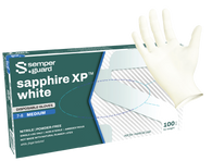 (50 Case/Full Pallet) Semperguard® Sapphire XP™ White Nitrile Gloves (4 mil) | Industrial Grade | Case of 1000