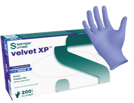 Sempermed® Velvet XP™ Violet Blue Nitrile Gloves (4 mil) | Exam Grade | Case of 2000