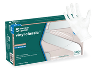 (160 Case/Pallet) Semperguard® Vinyl Classic™ Clear Powdered (4 mil) | Industrial Grade | Case of 1000