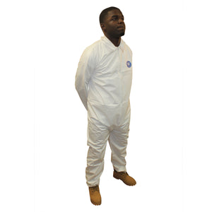 (25/Case)  Disposable PROMAX Coveralls Zip Front, Open Wrists & Ankles -Similar to Tyvek