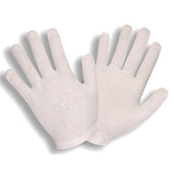 Women's Heavy Weight White Poly/Cotton Lisle Inspection Gloves