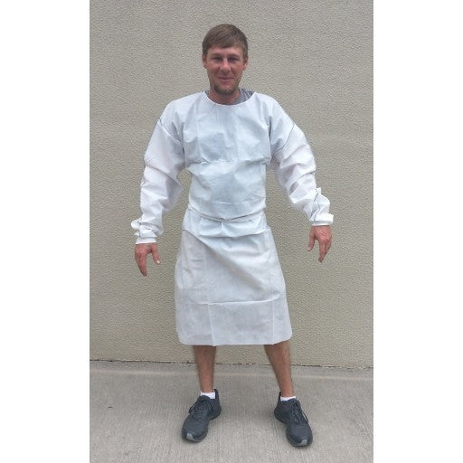 (50/Case) Sunsoft White Barrier Gown