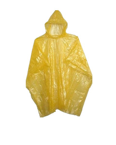 Clear Disposable Rain Poncho