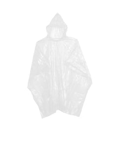 Clear Disposable Rain Poncho