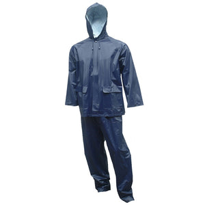 Tingley 10 Mil (.25MM) Navy Blue 2 Piece Rain Suit