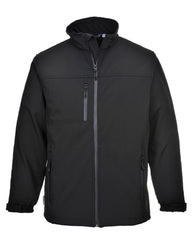 Portwest Black 3 Layer Laminated Softshell Jackets