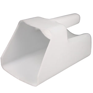 (12/Case) Deluxe 2 Qt. Measuring Scoop, White