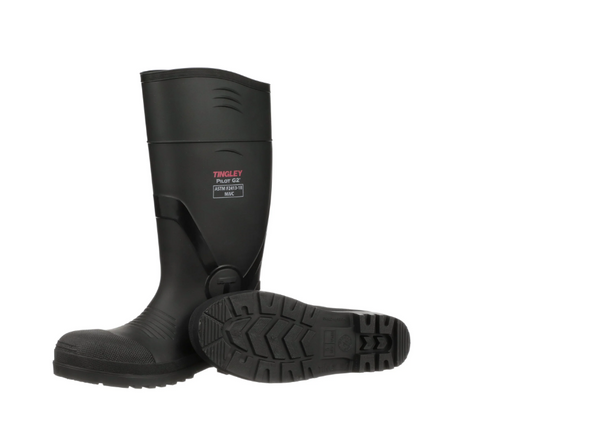 Tingley steel toe rubber boots top